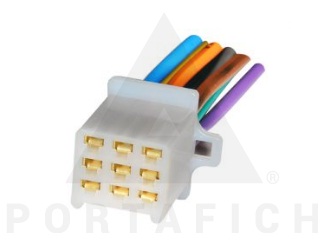 4008 - FICHA 9V MACHO MOTO